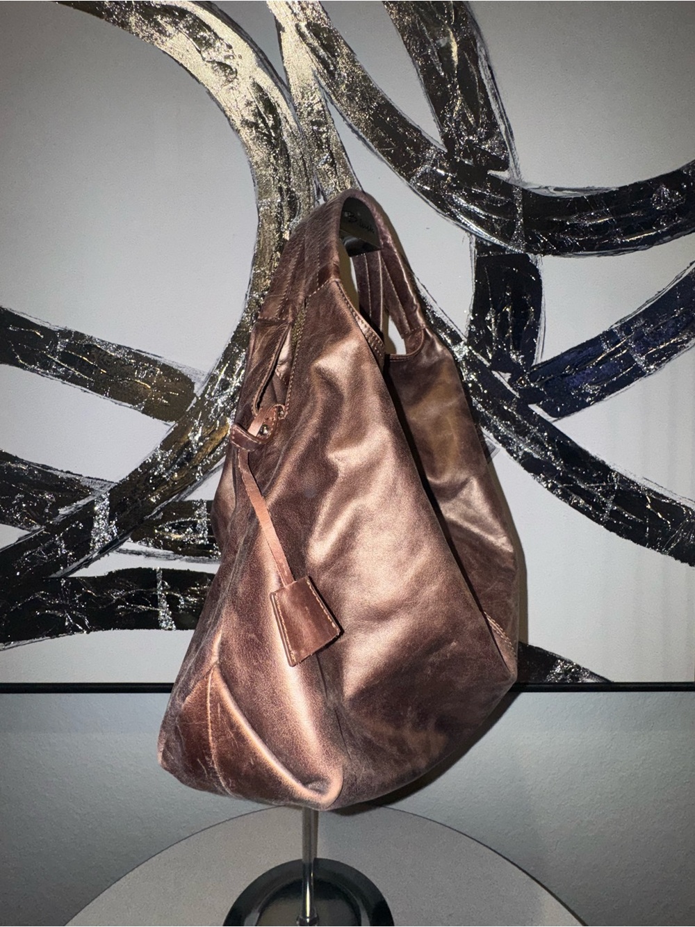 Balenciaga Metallic Bronze Hobo Bag - Picture 2 of 10